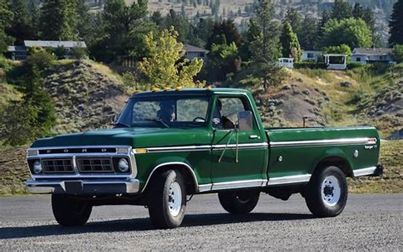 1976 Ford F250 Ranger Xlt Features