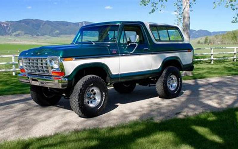 1978 Ford Bronco Buying Tips