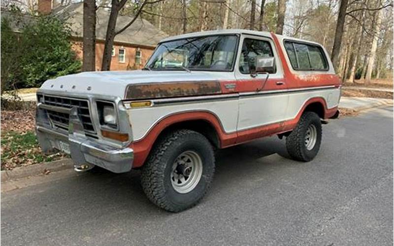 1978 Ford Bronco Craigslist