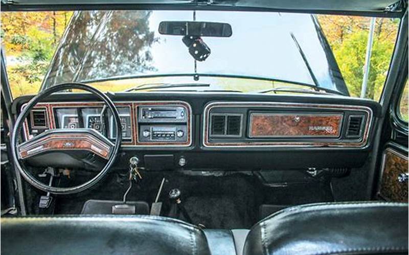 1978 Ford Bronco Interior