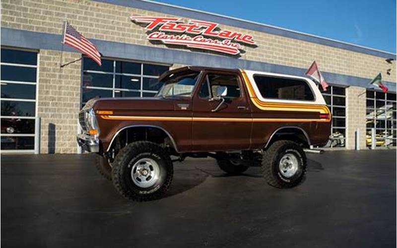 1978 Ford Bronco Ranger Suspension