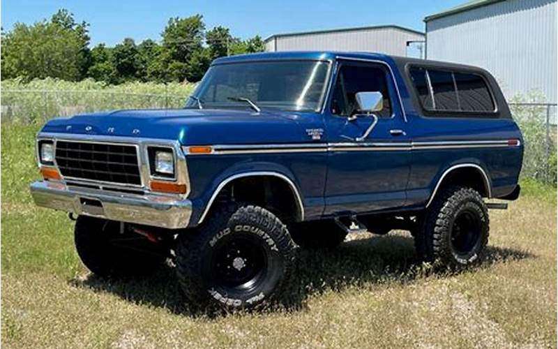 1978 Ford Bronco Restoration