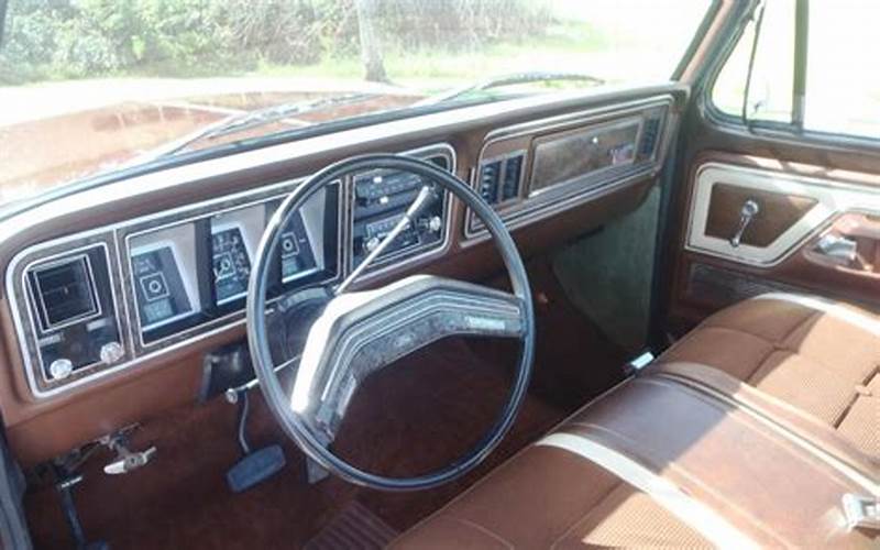 1978 Ford F150 Interior