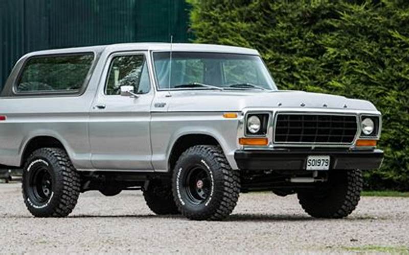 1978 To 1979 Ford Bronco For Sale