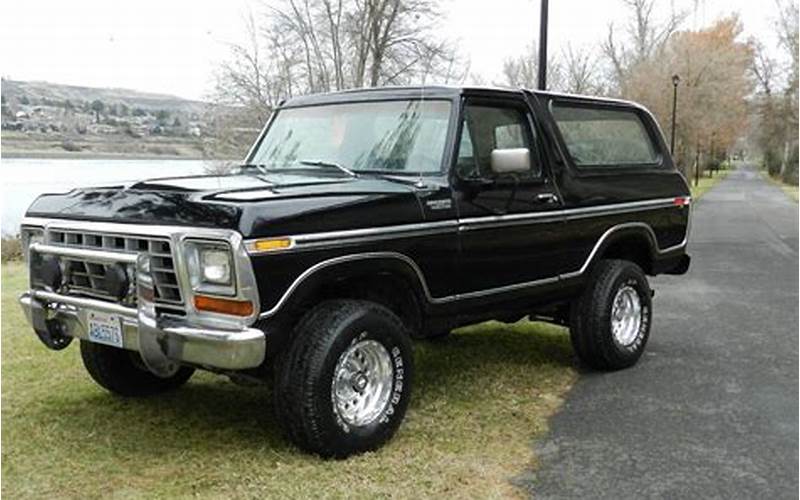 1979 Black Ford Bronco