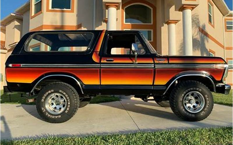 1979 Ford Bronco Freewheeling For Sale