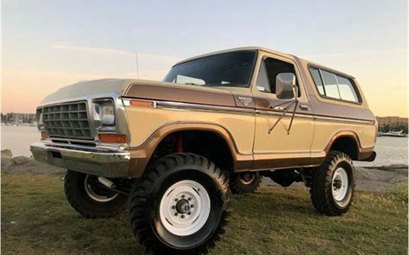 1979 Ford Bronco Truck For Sale