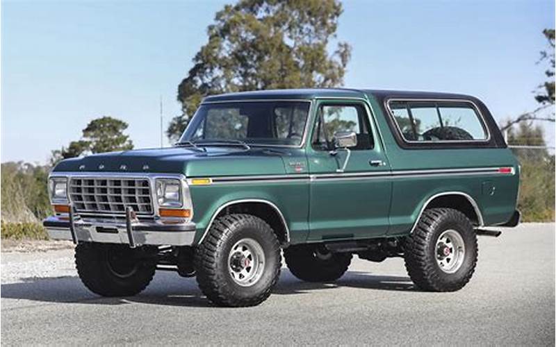 1979 Ford Bronco Xlt Exterior