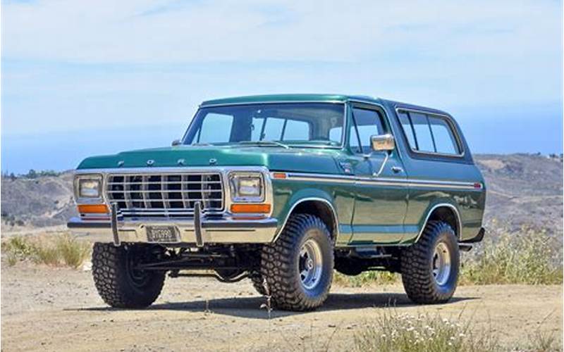 1979 Ford Bronco Xlt Ranger For Sale