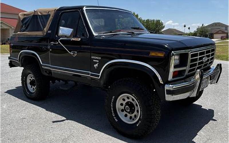 1982 Ford Bronco 4X4 For Sale