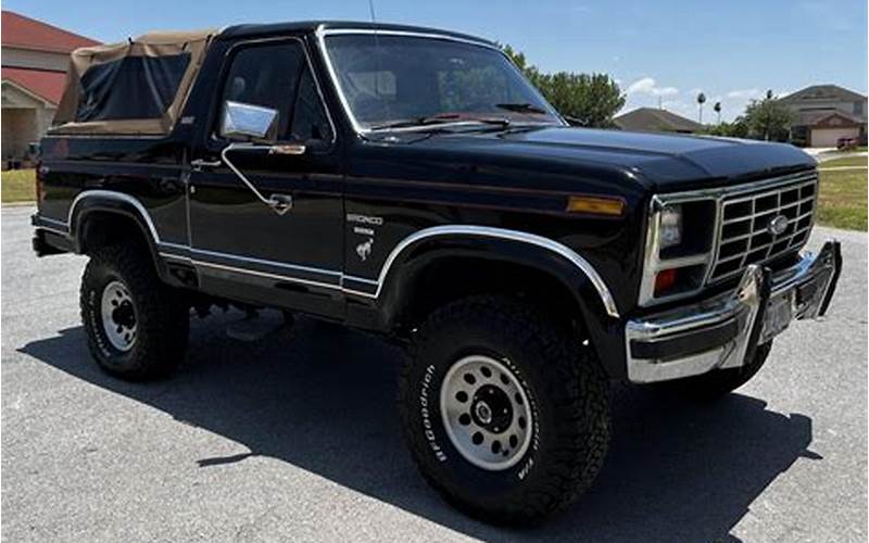 1982 Ford Bronco Xlt Lariat For Sale
