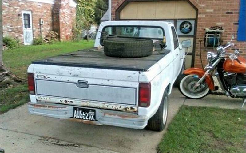 1983 Ford Ranger Bed Features