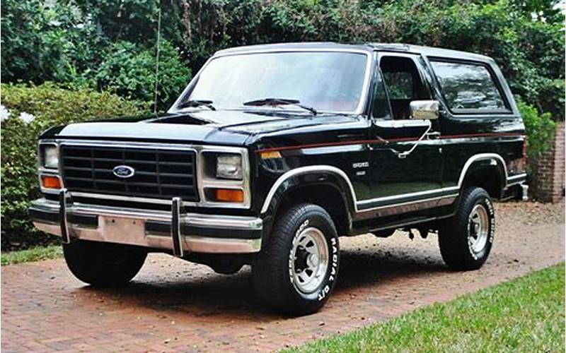 1984 Ford Bronco Xlt For Sale