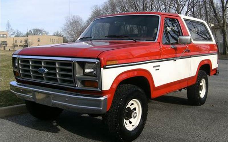 1985 Ford Bronco For Sale