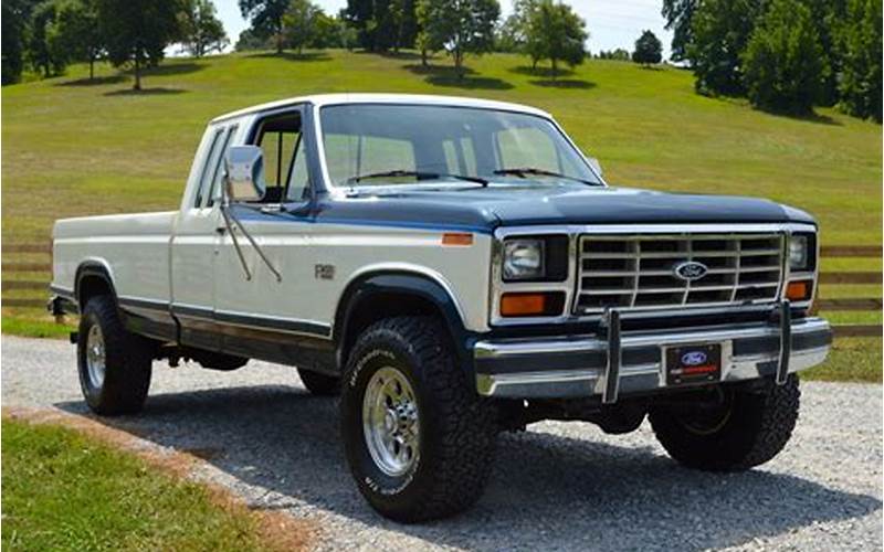 1986 F250 Ford Truck Engine