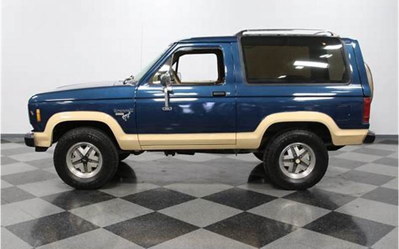 1986 Ford Bronco 2 Safety Features