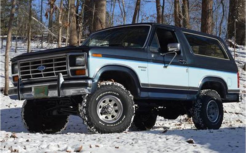 1986 Ford Bronco Off-Road