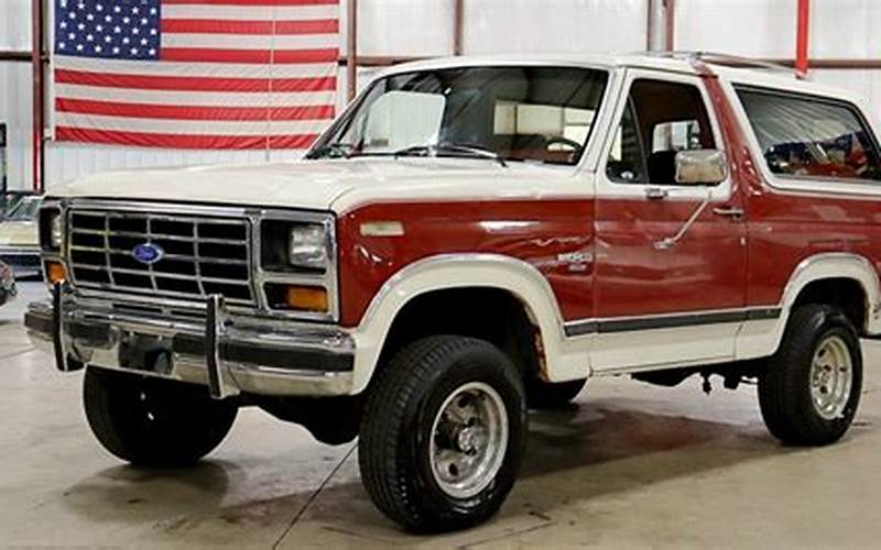 1986 Ford Bronco Xlt History