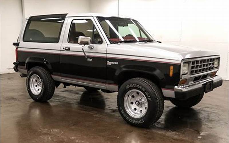 1987 Ford Bronco 2 Safety