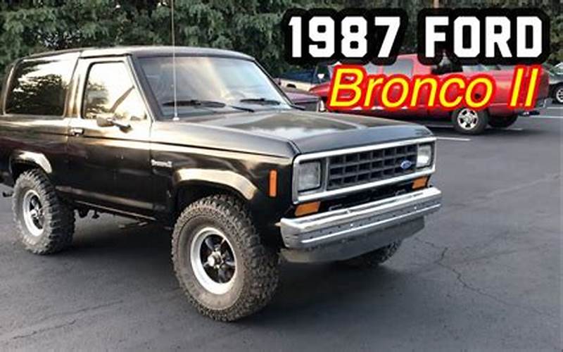 1987 Ford Bronco Ii Accessories
