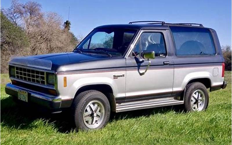 1987 Ford Bronco Price