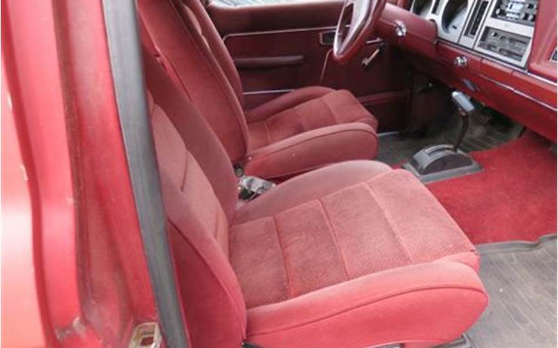 1987 Ford Ranger Diesel Interior