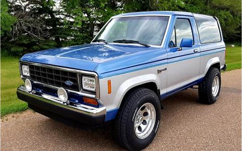 1988 Ford Bronco Two For Sale