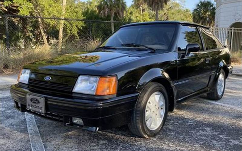 1988 Ford Escort Gt Investment