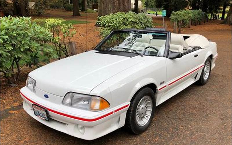 1988 Ford Mustang Gt 5.0 Convertible Interior