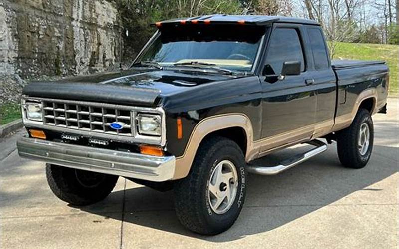 1988 Ford Ranger Xlt Supercab 4X4 Features