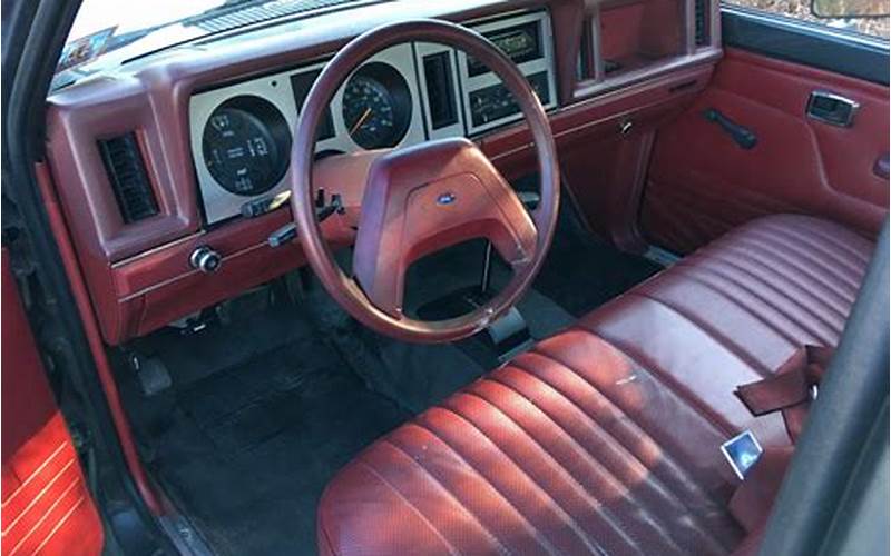 1988 Ford Ranger Xlt Supercab 4X4 Interior