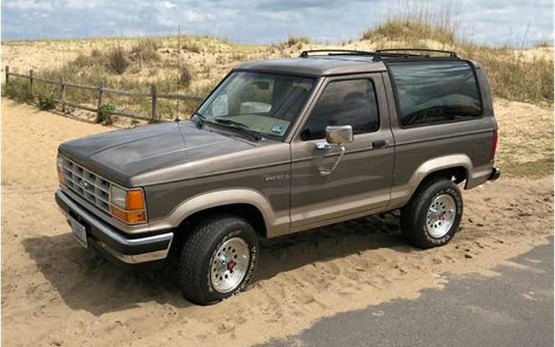 1989 Ford Bronco Ii History