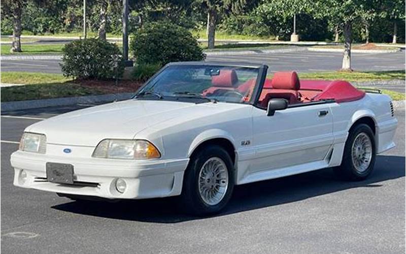 1989 Ford Mustang Gt Convertible Price