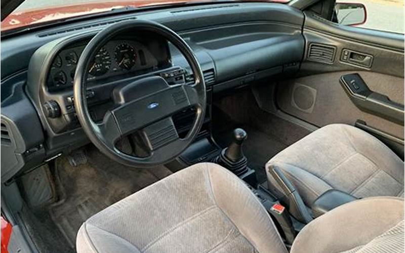 1989 Ford Probe Gt Interior