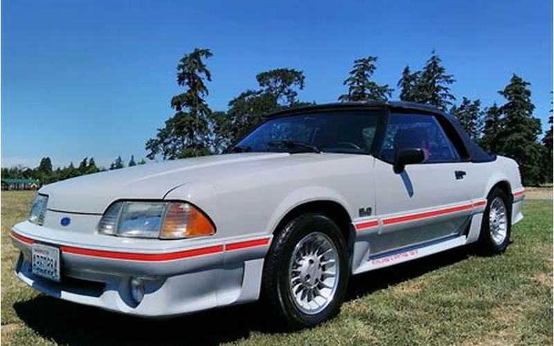 1989 Mustang Fox Body Features