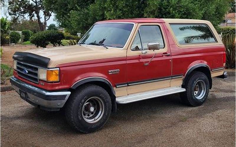 1990 Ford Bronco Exterior