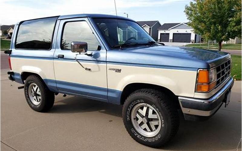 1990 Ford Bronco Ii 4X4 History