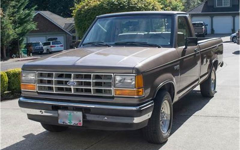 1990 Ford Ranger Fuel Economy