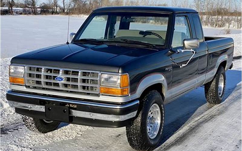 1990 Ford Ranger Xlt 4X4 4.0L V6
