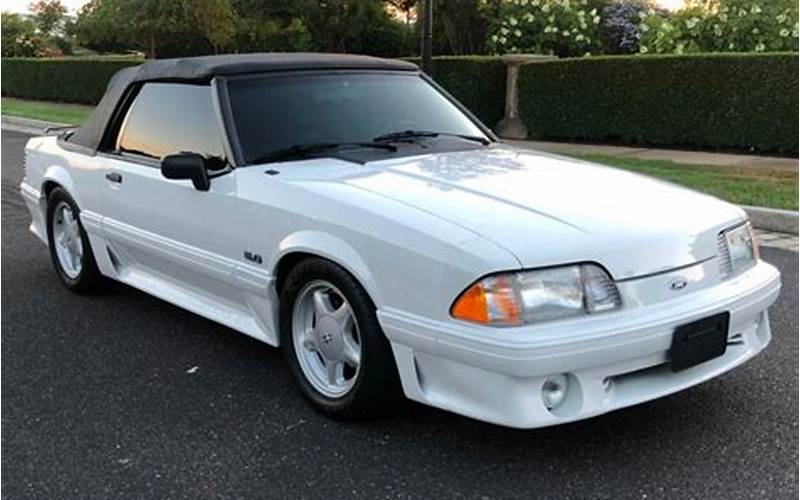 1991 Ford Mustang Gt 5.0 Convertible Features