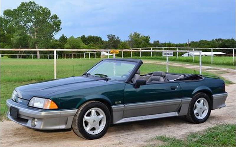 1991 Ford Mustang Gt Convertible Overview Image