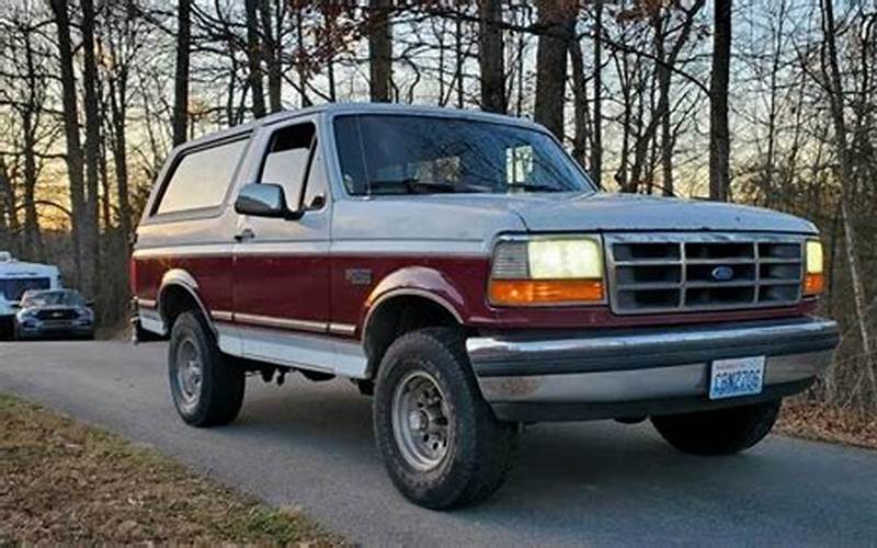 1992 Ford Bronco Xlt Off-Road Capabilities