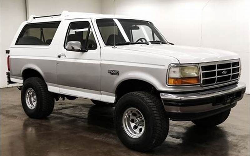1993 Ford Bronco Condition