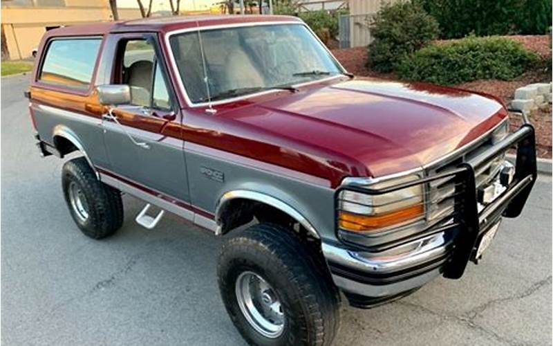 1993 Ford Bronco For Sale San Antonio