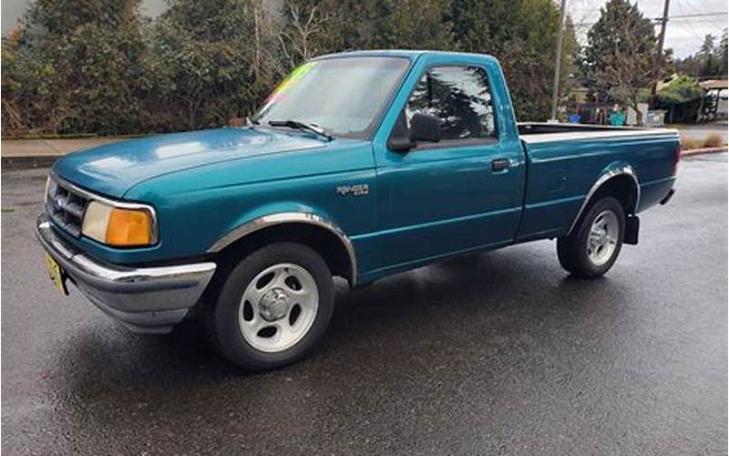 1993 Ford Ranger Xlt Features