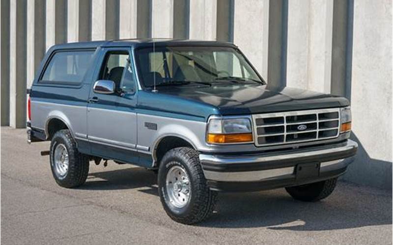 1994 Ford Bronco Buying Tips