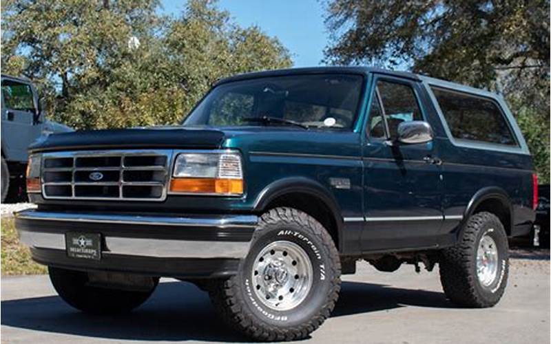 1994 Ford Bronco For Sale In Texas