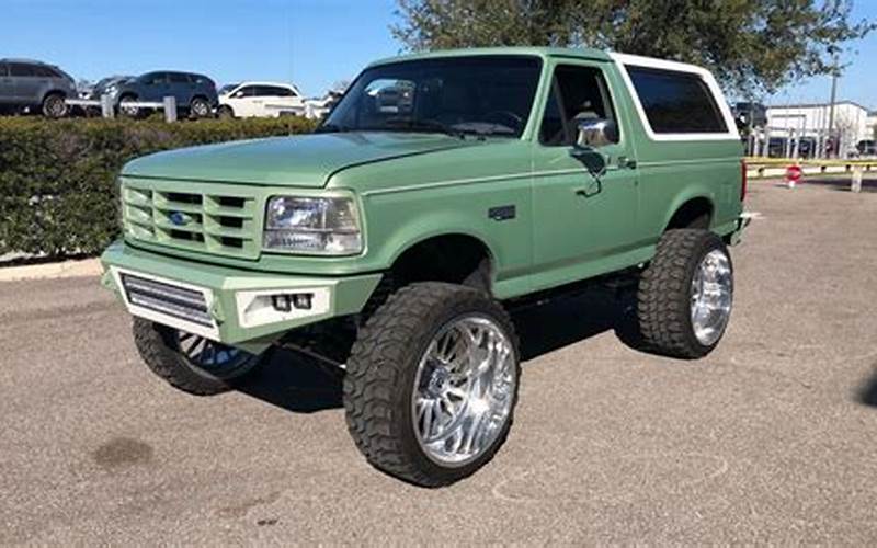 1994 Ford Bronco Price