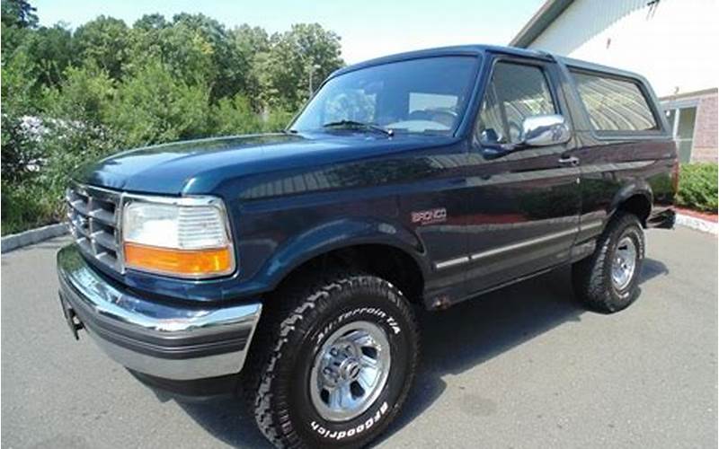 1995 Ford Bronco Features And Specs