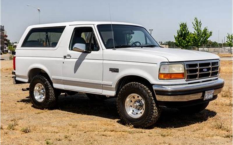 1995 Ford Bronco For Sale Craigslist